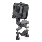GP433 Supporto da manubrio per bicicletta e moto per GoPro Hero11 Black / HERO10 Black /9 Black /8 Black /7 /6 /5 /5 Session /4 Session /4 /3+ /3 /2 /1, DJI Osmo Action e altre action cam, GP433
