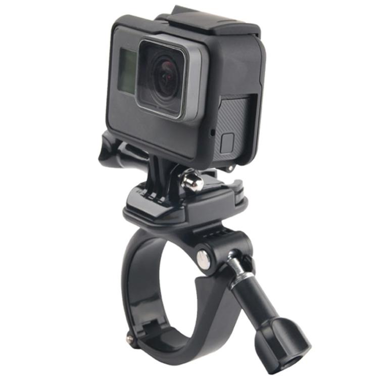 GP434 Supporto di fissaggio per manubrio moto bicicletta di grandi dimensioni per GoPro Hero11 Black / HERO10 Black /9 Black /8 Black /7 /6 /5 /5 Session /4 Session /4 /3+ /3 /2 /1, DJI Osmo Action e altroTelecamere d'azione, GP434