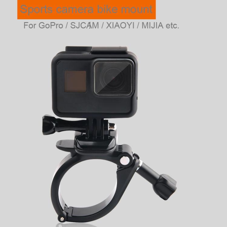 GP434 Supporto di fissaggio per manubrio moto bicicletta di grandi dimensioni per GoPro Hero11 Black / HERO10 Black /9 Black /8 Black /7 /6 /5 /5 Session /4 Session /4 /3+ /3 /2 /1, DJI Osmo Action e altroTelecamere d'azione, GP434