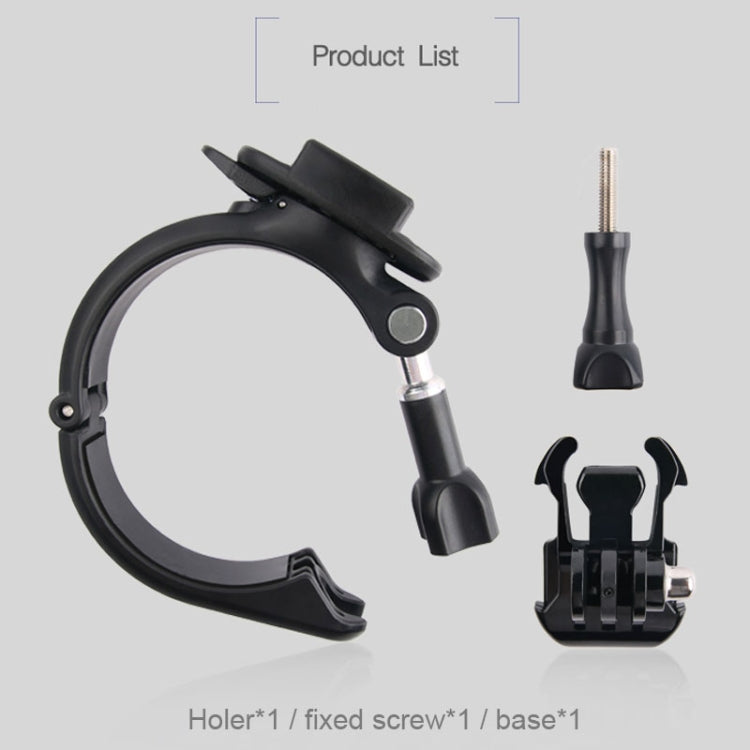 GP434 Supporto di fissaggio per manubrio moto bicicletta di grandi dimensioni per GoPro Hero11 Black / HERO10 Black /9 Black /8 Black /7 /6 /5 /5 Session /4 Session /4 /3+ /3 /2 /1, DJI Osmo Action e altroTelecamere d'azione, GP434