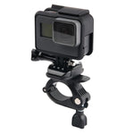 GP435 Supporto di fissaggio per manubrio moto bicicletta di piccole dimensioni per GoPro Hero11 Black / HERO10 Black /9 Black /8 Black /7 /6 /5 /5 Session /4 Session /4 /3+ /3 /2 /1, DJI Osmo Action e altroTelecamere d'azione, GP435