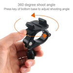 GP435 Supporto di fissaggio per manubrio moto bicicletta di piccole dimensioni per GoPro Hero11 Black / HERO10 Black /9 Black /8 Black /7 /6 /5 /5 Session /4 Session /4 /3+ /3 /2 /1, DJI Osmo Action e altroTelecamere d'azione, GP435