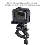 GP435 Supporto di fissaggio per manubrio moto bicicletta di piccole dimensioni per GoPro Hero11 Black / HERO10 Black /9 Black /8 Black /7 /6 /5 /5 Session /4 Session /4 /3+ /3 /2 /1, DJI Osmo Action e altroTelecamere d'azione, GP435