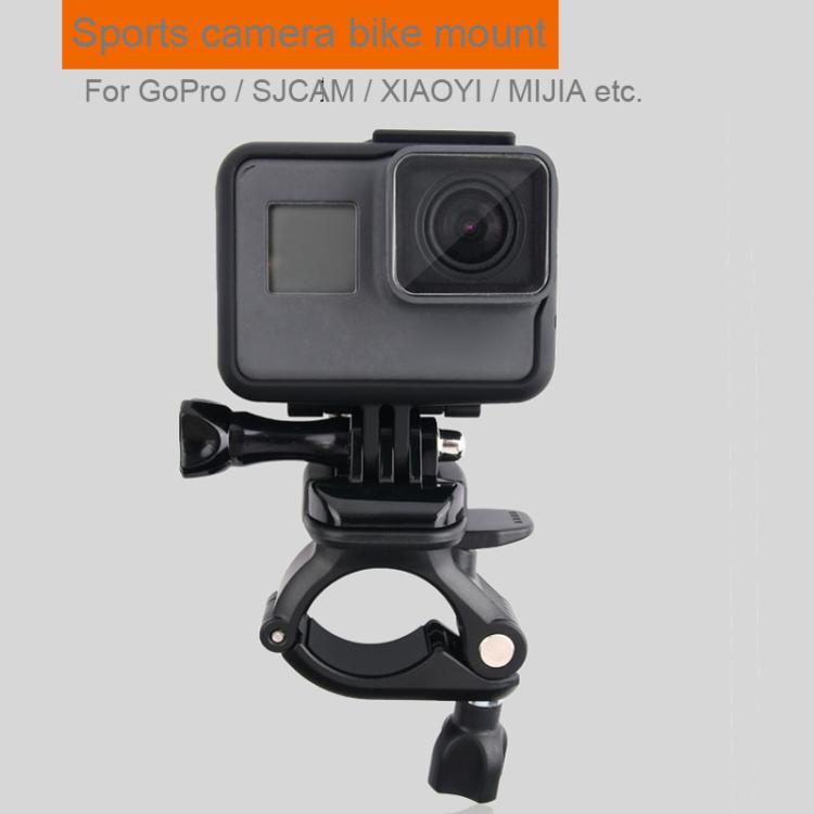 GP435 Supporto di fissaggio per manubrio moto bicicletta di piccole dimensioni per GoPro Hero11 Black / HERO10 Black /9 Black /8 Black /7 /6 /5 /5 Session /4 Session /4 /3+ /3 /2 /1, DJI Osmo Action e altroTelecamere d'azione, GP435