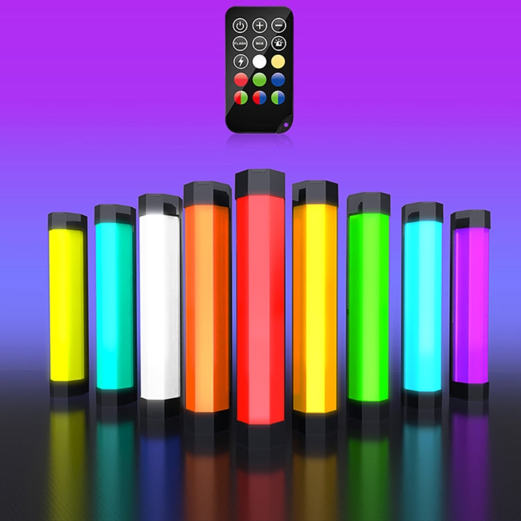 LUXCeO RGB Colorato Photo LED Stick Luce video Controllo APP Temperatura colore regolabile Luce di riempimento LED portatile impermeabile con telecomando, P200 RGB