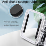 Per GoPro HERO8 Black Custodia protettiva impermeabile da 45 m con fibbia, supporto di base, vite, impugnatura bobber galleggiante, cinturino e inserti antiappannamento, Transparent HERO8 Case