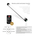LUXCeO P7 Luce video stick a LED per foto a doppia temperatura di colore Luce di riempimento a LED portatile impermeabile con telecomando, P7
