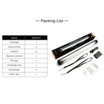 LUXCeO P7 Luce video stick a LED per foto a doppia temperatura di colore Luce di riempimento a LED portatile impermeabile con telecomando, P7