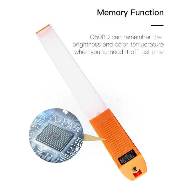 LUXCeO Q508D Lampada a doppia temperatura di colore per foto LED Stick Video Light Lampada di illuminazione flash a luce di riempimento a LED portatile, Q508D