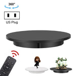 Piattaforma girevole elettrica per espositori rotanti da 60 cm, carico: 100 kg, alimentazione plug-in, presa americana, 60cm, US Plug