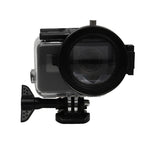 Per GoPro HERO5 Sport Action Camera Professional 58mm Obiettivo macro 16X Filtro ravvicinato con base per obiettivo e anello adattatore e cappuccio protettivo per obiettivo e cinturino anti-smarrimento e panno per la pulizia