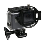 Per GoPro HERO5 Sport Action Camera Professional 58mm Obiettivo macro 16X Filtro ravvicinato con base per obiettivo e anello adattatore e cappuccio protettivo per obiettivo e cinturino anti-smarrimento e panno per la pulizia