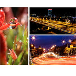 Per GoPro HERO5 Sport Action Camera Filtro obiettivo professionale da 52 mm (CPL + UV + ND8 + ND2 + Star 8 + Rosso + Giallo + FLD / Viola) e anello adattatore custodia impermeabile, 10 in 1