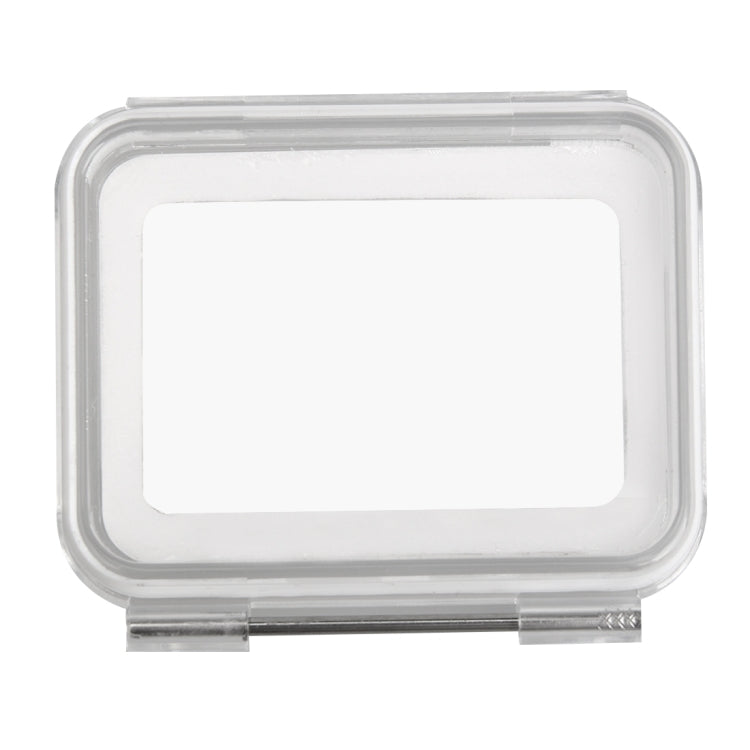 Per GoPro HERO5 Custodia protettiva impermeabile per PC e ABS fino a 30 m + Cover posteriore touch con fibbia Supporto di base e vite lunga, Dimensioni cover posteriore: 7 x 6 cm, Protective Case