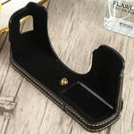Base mezza custodia per fotocamera in pelle PU con filo da 1/4 di pollice per FUJIFILM X100V, For FUJIFILM X100V