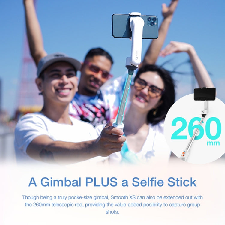 ZHIYUN YSZY018 Smooth-XS Portable Gimbal Stabilizer Selfie Stick for Smartphone, Load: 200g, Smooth-XS(Pink), Smooth-XS(White)