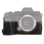 Base mezza custodia per fotocamera in pelle PU con filo da 1/4 di pollice per FUJIFILM X-S10, For FUJIFILM X-S10, Fr FUJIFILM X-S10