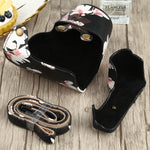 Custodia per fotocamera in pelle PU con motivo floreale per Sony A6000 / A6300 / A6400 / Nex 6