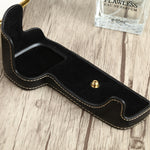 Base mezza custodia per fotocamera in pelle PU con filo da 1/4 di pollice per Canon EOS 90D, For Canon EOS 90D