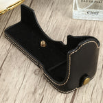 Base mezza custodia per fotocamera in pelle PU con filettatura da 1/4 di pollice per Sony ILCE-7C/A7C, For Sony ILCE-7C/A7C