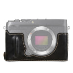 Base mezza custodia per fotocamera in pelle PU con filo da 1/4 di pollice per FUJIFILM XE4, For FUJIFILM XE4
