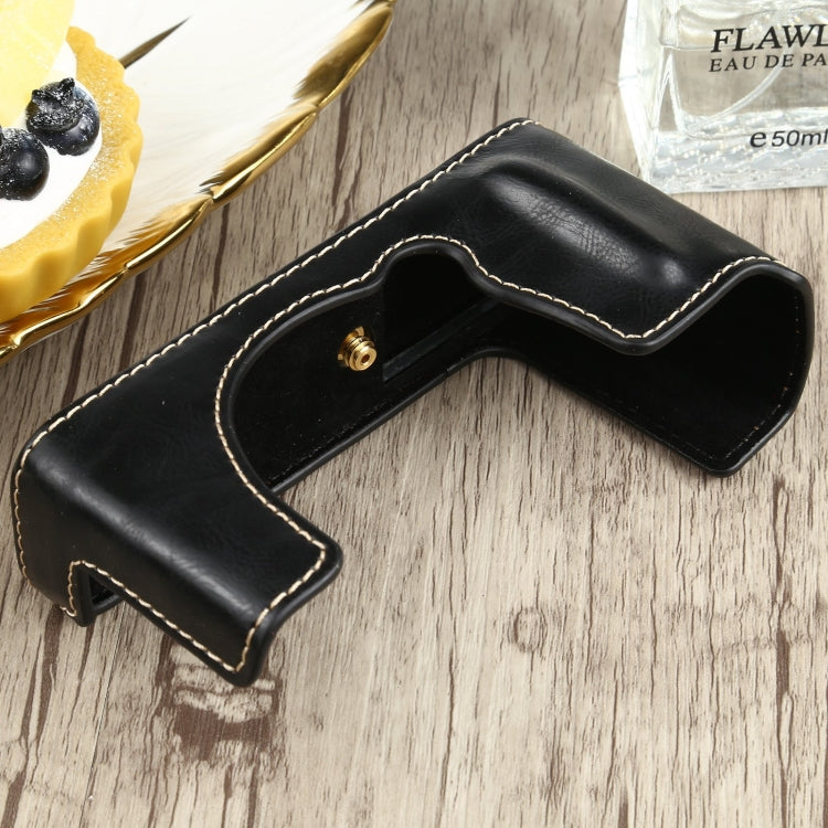 Base mezza custodia per fotocamera in pelle PU con filo da 1/4 di pollice per FUJIFILM XE4, For FUJIFILM XE4