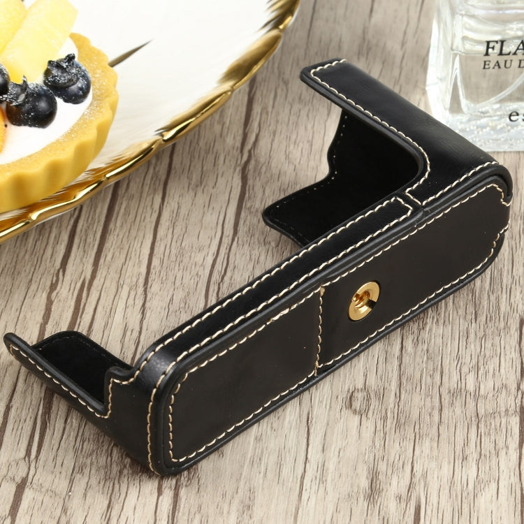 Base mezza custodia per fotocamera in pelle PU con filo da 1/4 di pollice per FUJIFILM XE4, For FUJIFILM XE4