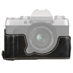 Base mezza custodia per fotocamera in pelle PU con filo da 1/4 di pollice per FUJIFILM XT200, For FUJIFILM XT200