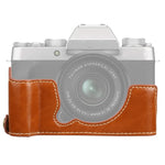 Base mezza custodia per fotocamera in pelle PU con filo da 1/4 di pollice per FUJIFILM XT200, For FUJIFILM XT200