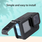 RUIGPRO Coperchio dell'interfaccia laterale della batteria in lega di alluminio per GoPro HERO10 Black / HERO9 Black, Aluminum Alloy Side Cover