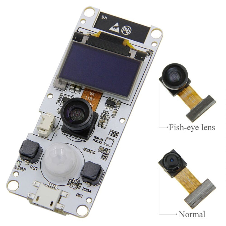 TTGO OV2640 Standard Single Lens Camera Module for T-Camera Plus ESP32-DOWDQ6 8MB SPRAM, Standard Single Lens