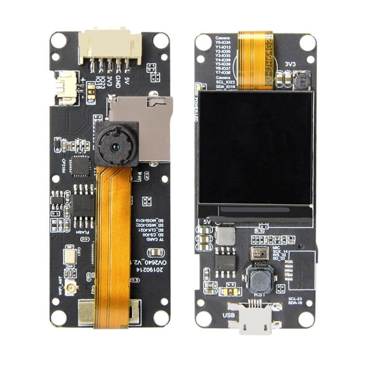 TTGO OV2640 Modulo telecamera standard a obiettivo singolo per T-Camera Plus ESP32-DOWDQ6 8MB SPRAM, Standard Single Lens