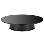 Superficie dello specchio rotante elettrico da 25 cm a 360 gradi espositore per giradischi puntelli per riprese video giradischi per fotografia, carico 3 kg, alimentato a batteria, 25cm Mirror/Powered by Battery(B), 25cm Mirror/Powered by Battery(W)   ...