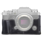 Base mezza custodia per fotocamera in pelle PU con trama litchi da 1/4 di pollice per FUJIFILM X-T4, For FUJIFILM X-T4 Litchi