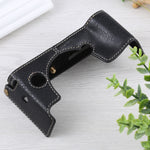 Base mezza custodia per fotocamera in pelle PU con trama litchi da 1/4 di pollice per FUJIFILM X-T4, For FUJIFILM X-T4 Litchi