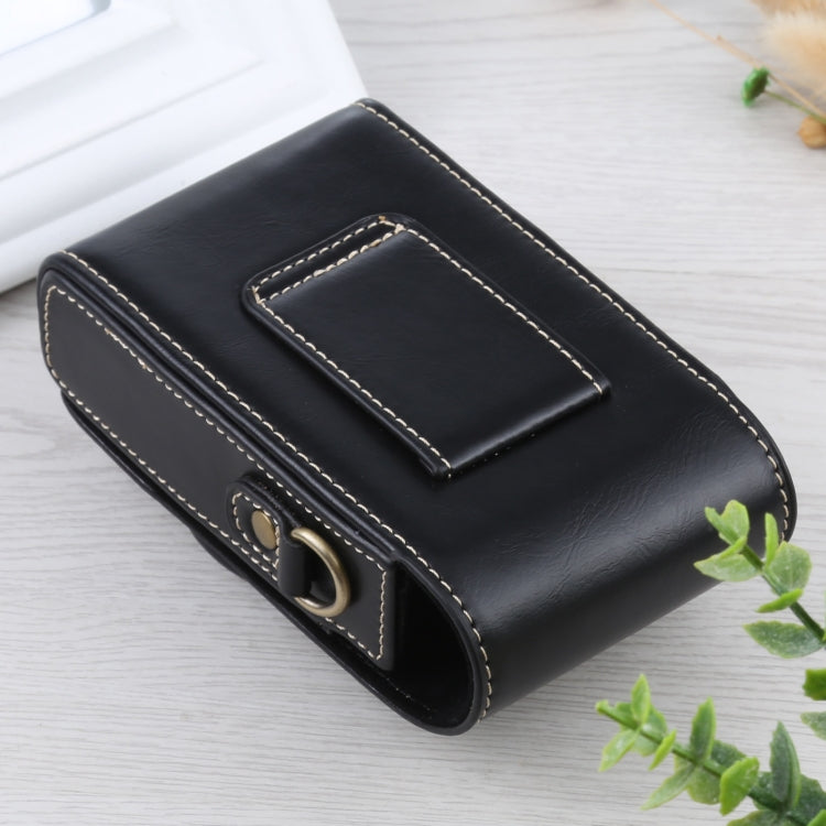 Custodia in pelle PU con vibrazione verticale per fotocamera full body con cinturino per Ricoh GR III / GRII, Sony ZV-1 / DSC-RX100M7 / RX100M6 / RX100M5 / RX100M2, For Ricoh GR III