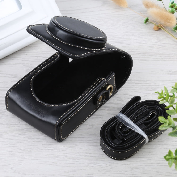 Custodia in pelle PU con vibrazione verticale per fotocamera full body con cinturino per Ricoh GR III / GRII, Sony ZV-1 / DSC-RX100M7 / RX100M6 / RX100M5 / RX100M2, For Ricoh GR III