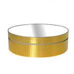 Giradischi elettrico con specchio girevole da 12 cm a 360 gradi, supporto per riprese video, giradischi, carico: 3 kg, 12cm Mirror Sequins Gold, 12cm Mirror Sequins Silver