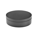 Giradischi elettrico opaco da 12 cm con rotazione a 360 gradi, supporto per riprese video, giradischi, carico: 3 kg, 12cm Matte Black, 12cm Matte White