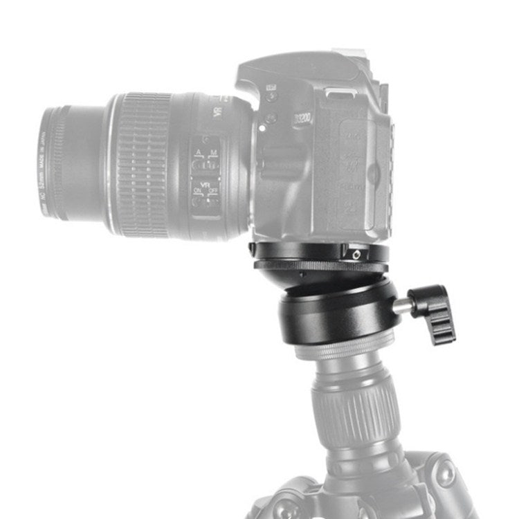 BEXIN DY-60N Cupola con filettatura da 3/8 pollici Treppiede professionale Livellamento Base della testa panoramica a 360 gradi con livella a bolla e adattatore a vite da 3/8 pollici, DY-60N 3/8 inch