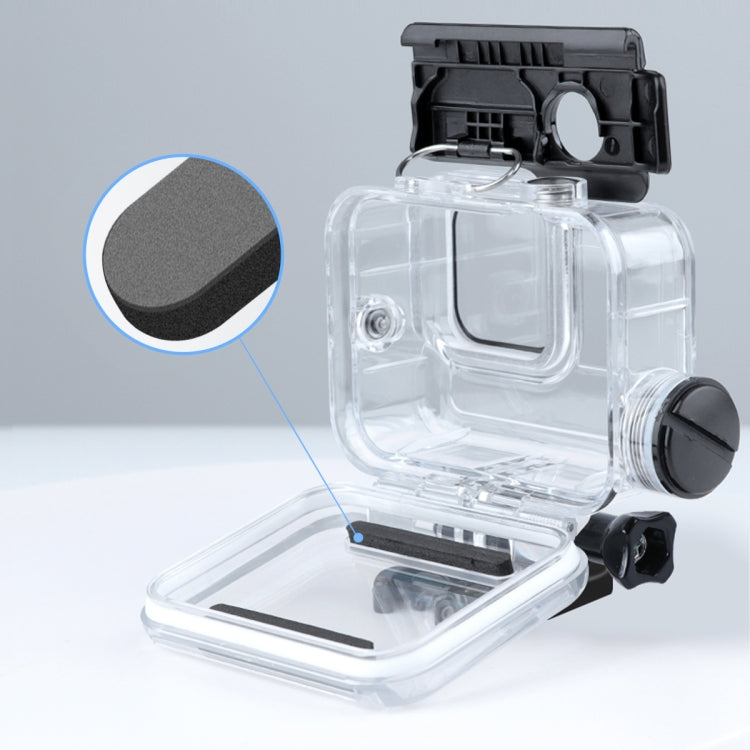 Per GoPro HERO10 Black / HERO9 Black Custodia impermeabile con ricarica da 30 m con fibbia di montaggio di base e vite, For GoPro HERO9 Black / Charging