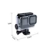 Per GoPro HERO10 Black / HERO9 Black Custodia impermeabile con ricarica da 30 m con fibbia di montaggio di base e vite, For GoPro HERO9 Black / Charging