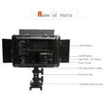 Godox LED308C II 308LED Luce fotografica dimmerabile 860LUX Luce professionale per vlogging video e studio fotografico per fotocamere DSLR Canon/Nikon