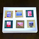 Scatola luminosa a LED per visualizzatore di foto, presa americana