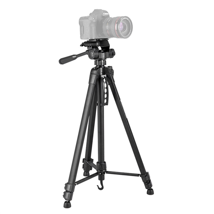 WeiFeng WT-3560 Gambe pieghevoli a 3 sezioni Supporto per treppiede in lega di alluminio per trasmissione dal vivo, WT-3560