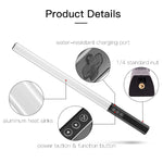 LUXCeO Q508A 8 colori foto LED Stick luce video palmare impermeabile LED luce di riempimento lampada di illuminazione flash con telecomando, Q508A