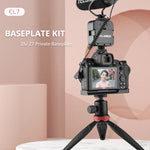 Piastra base L per scheda di espansione fotocamera YELANGU CL7 per Nikon Z6 / Z7, CL7 for Nikon Z6