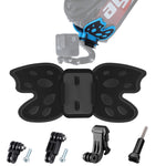 Adattatore per montaggio su casco a farfalla con braccio girevole a 3 vie e fibbia con gancio a J e vite lunga per GoPro Hero11 Nero / HERO10 Nero /9 Nero /8 Nero /7 /6 /5 /5 Sessione /4 Sessione /4 /3+ /3/2 /1, DJI Osmo Action e altre action camera   ...