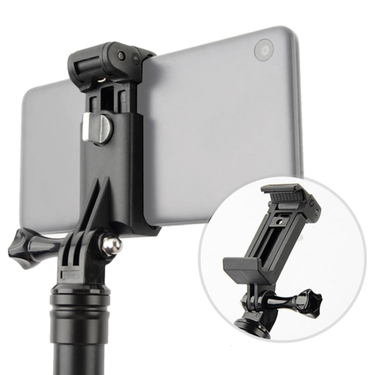 Bastoncini per selfie Morsetto per telefono con supporto per monopiedi per iPhone, Samsung, HTC, Sony, LG e altri smartphone, portata della clip: 6-9 cm, Phone Clamp