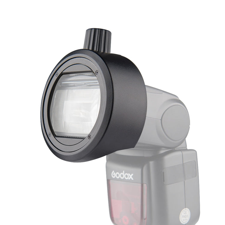 Godox S-R1 Flash Speedlite Adattatore di forma rotonda per Godox TT685 / V860II / V350 / TT600, S-R1